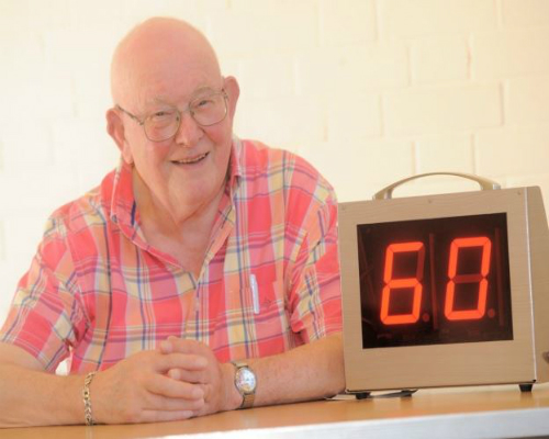 81-year-old Bingo Caller