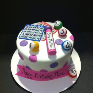 Bingo Birthday Cake 4