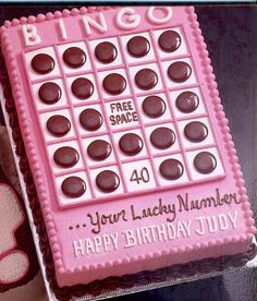 Bingo Birthday Cake 5