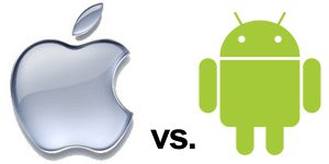 Apple vs Android symbols