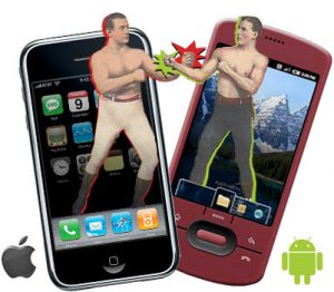 iPhone vs Android fight