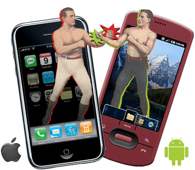 iPhone vs Android fight