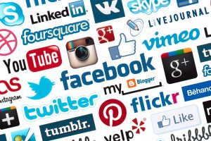 Social Media Logos Background