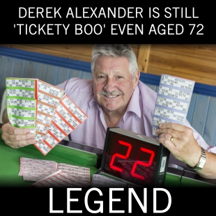 Bingo Caller Legend Derek Alexander