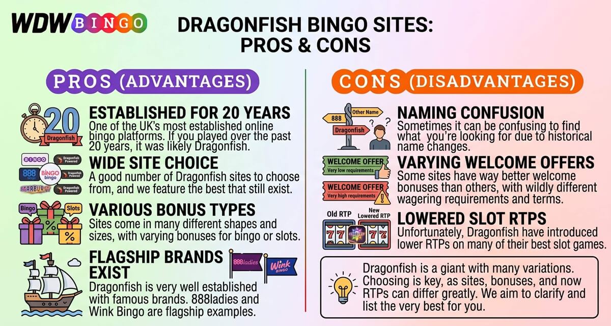 Dragonfish bingo sites pros and cons wdw bingo