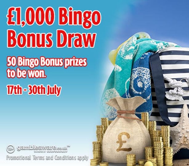 £1000 Bonus Draw This Month at Mirror Bingo