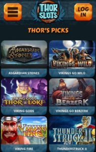 Thor Slots Mobile Image