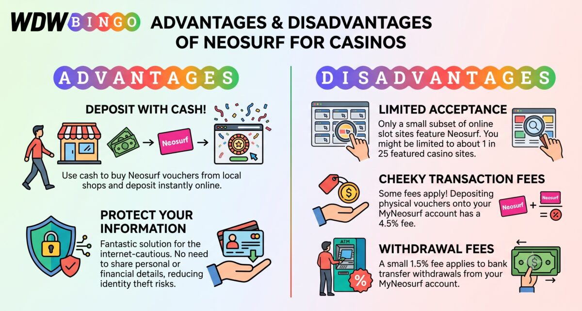 neosurf advantages and disadvantages as casino payment method wdw bingo