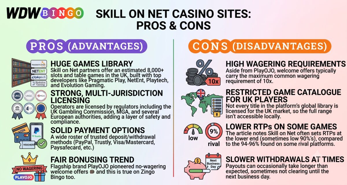 skill on net casino sites pros and cons by expert wdw bingo